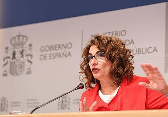 María Jesús Montero, ministra de Hacienda.