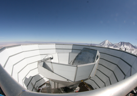 El Telescopio de Cosmología de Atacama en el norte de Chile.