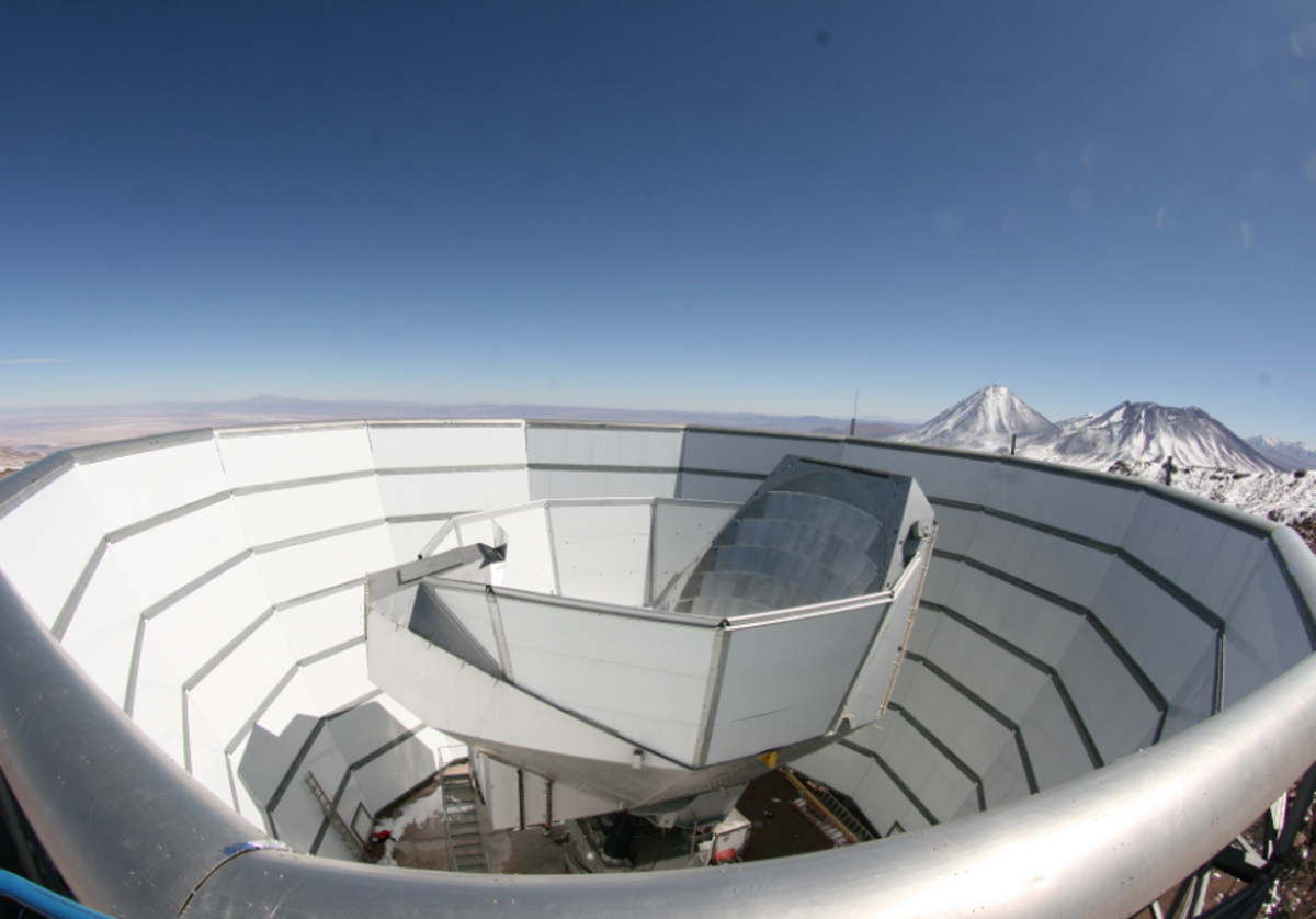 El Telescopio de Cosmología de Atacama en el norte de Chile.