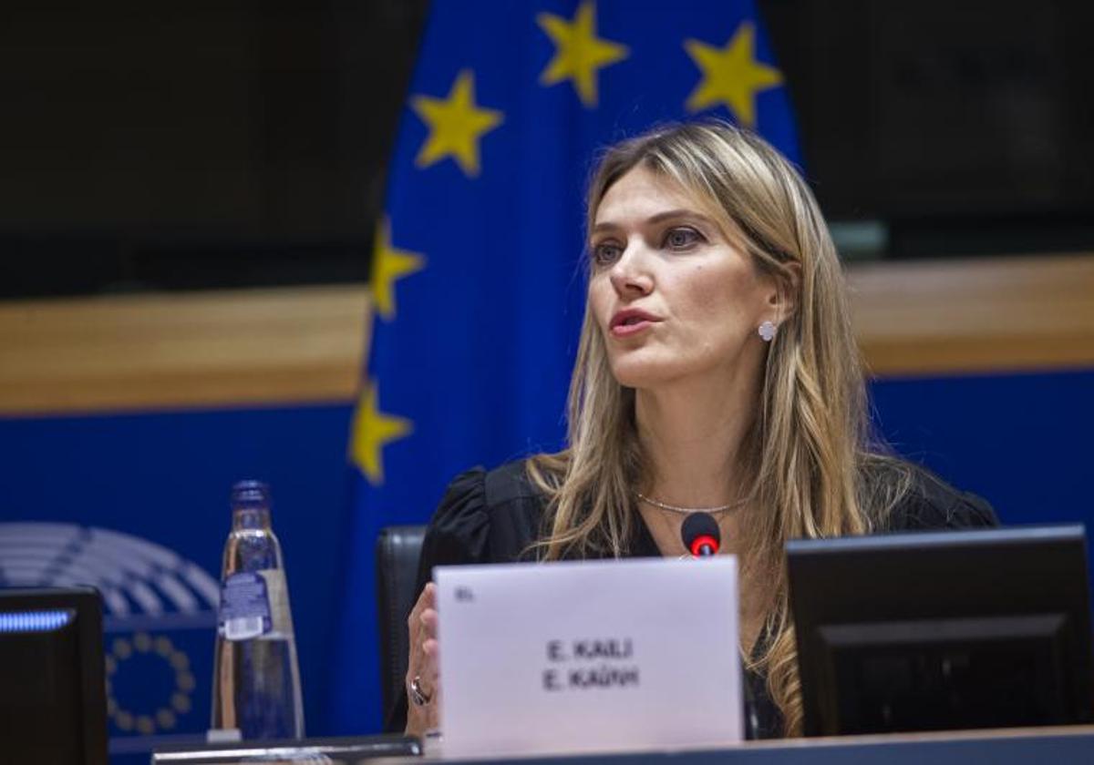 La eurodiputada griega Eva Kaili, en una imagen de archivo.