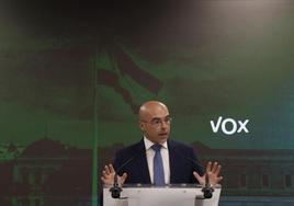 El vicepresidente de Acción Política de Vox, Jorge Buxadé