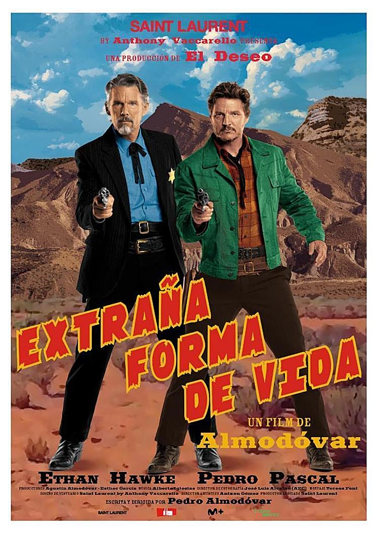 Póster del mediometraje de Almodóvar.