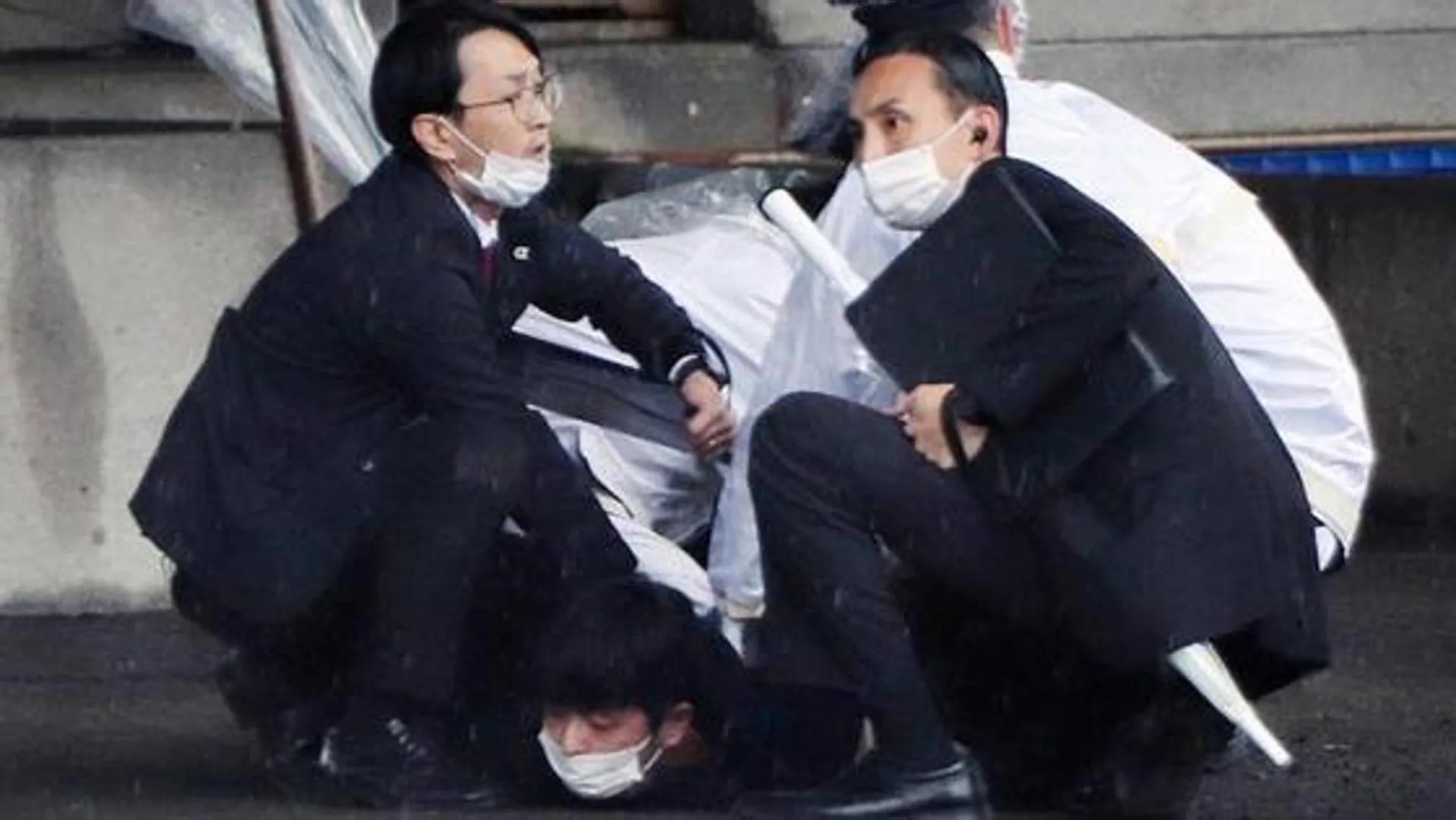 Japanese Prime Minister Fumio Kishida safe after a loud explosion during a campaign event