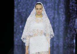 Vestido de Sophie et Voilá mostrado en la Barcelona Bridal Fashion Week.