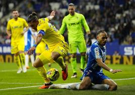 El Espanyol no consigue imponerse al Cádiz en casa