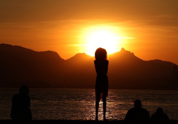 Ola de calor en Río de Janeiro (Brasil).