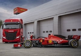 IVECO entrega dos IVECO S-Way a Scuderia Ferrari