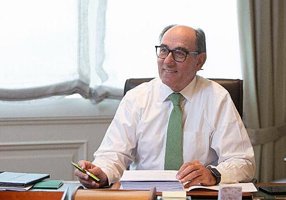 Ignacio Galán, presidente de Iberdrola, en su despacho en la sede de la compañía.
