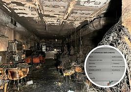 El restaurante Burro Canaglia y abajo el detalle de la actividad del censo de locales.