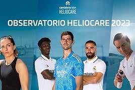 Los deportistas Sara Andrés, Aurélien Tchouaméni, Thibaut Courtois, Dani Carvajal y Rafa Nadal.