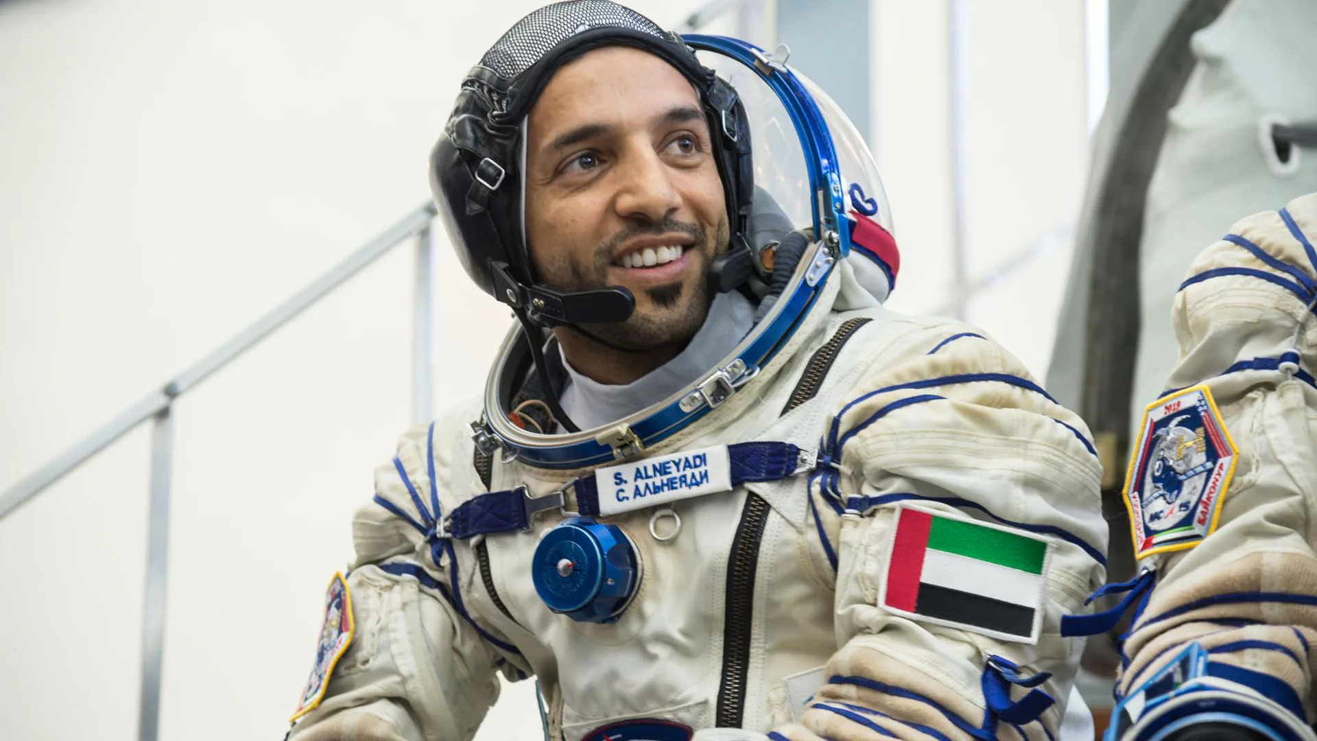An Arab astronaut walks in space for the first time in history