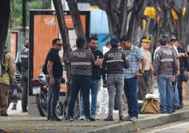 Vista de policías en Guayaquil