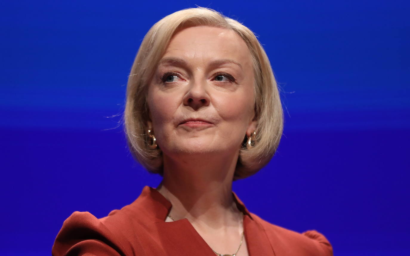 La ex primer ministra de Reino Unido, Liz Truss