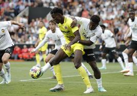 Un punto de sufrimiento en el derbi de Mestalla