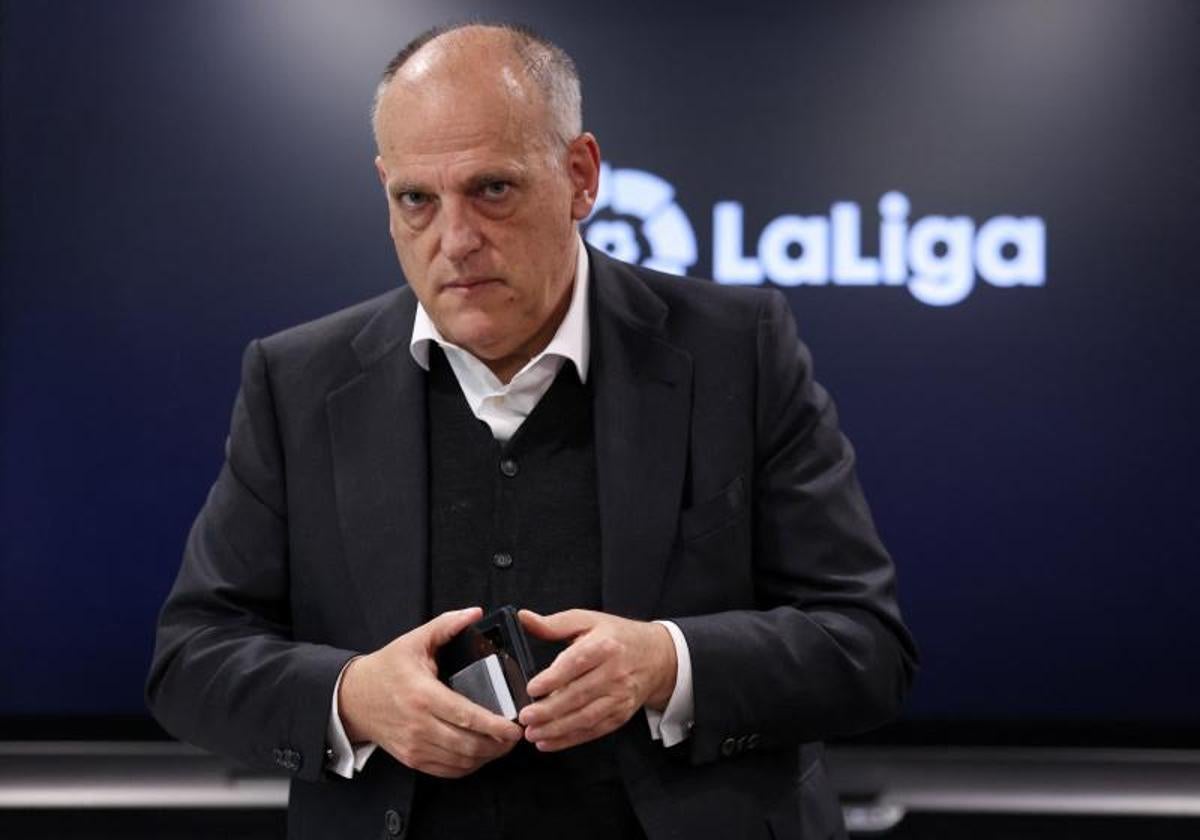 Javier Tebas, presidente de LaLiga.