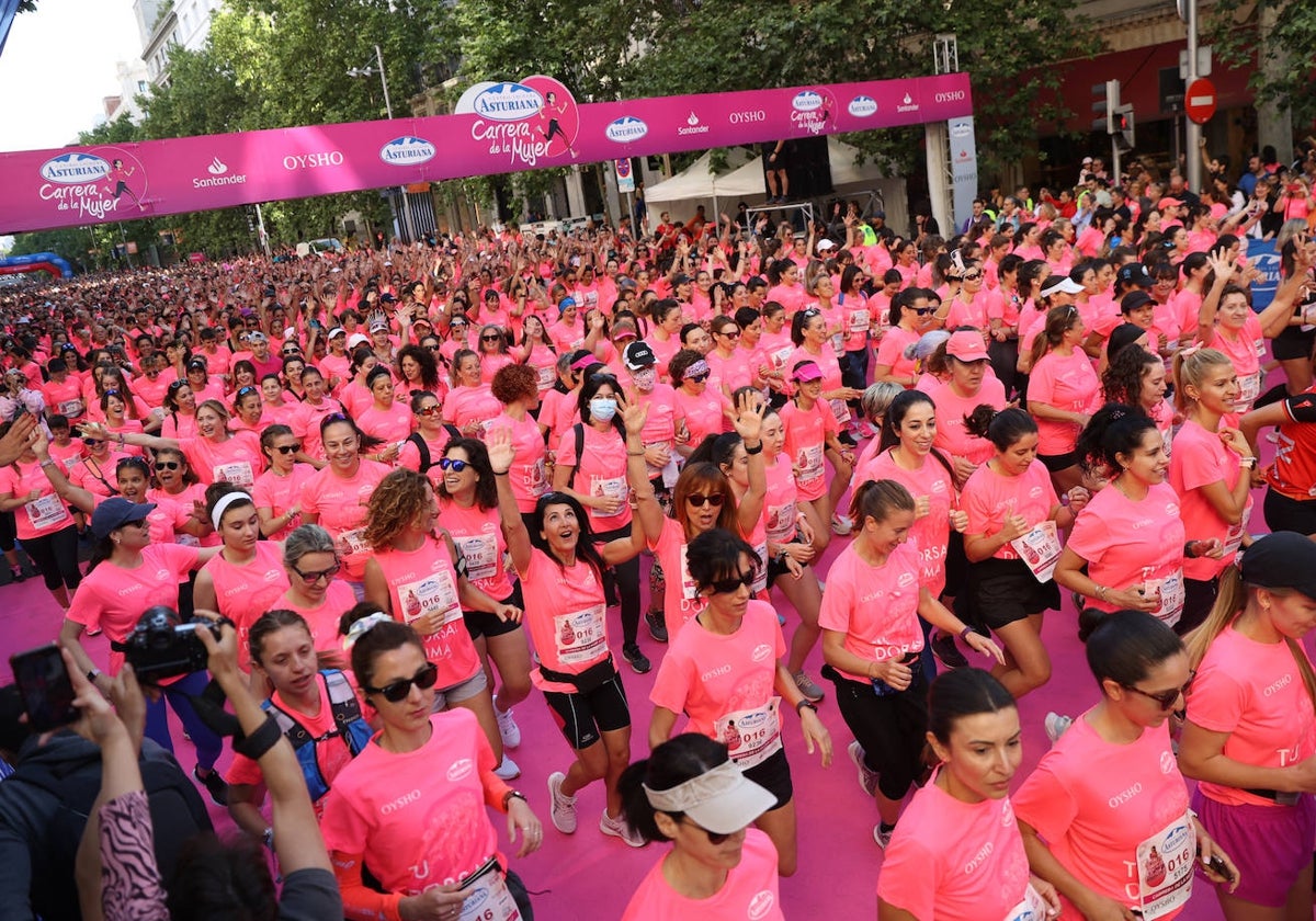 La 'Carrera de la mujer', este domingo en Madrid.