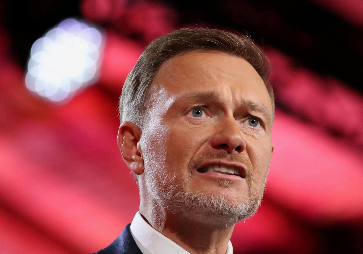 El ministro alemán de Finanzas y líder del Partido Democrático Libre (FDP), Christian Lindner.