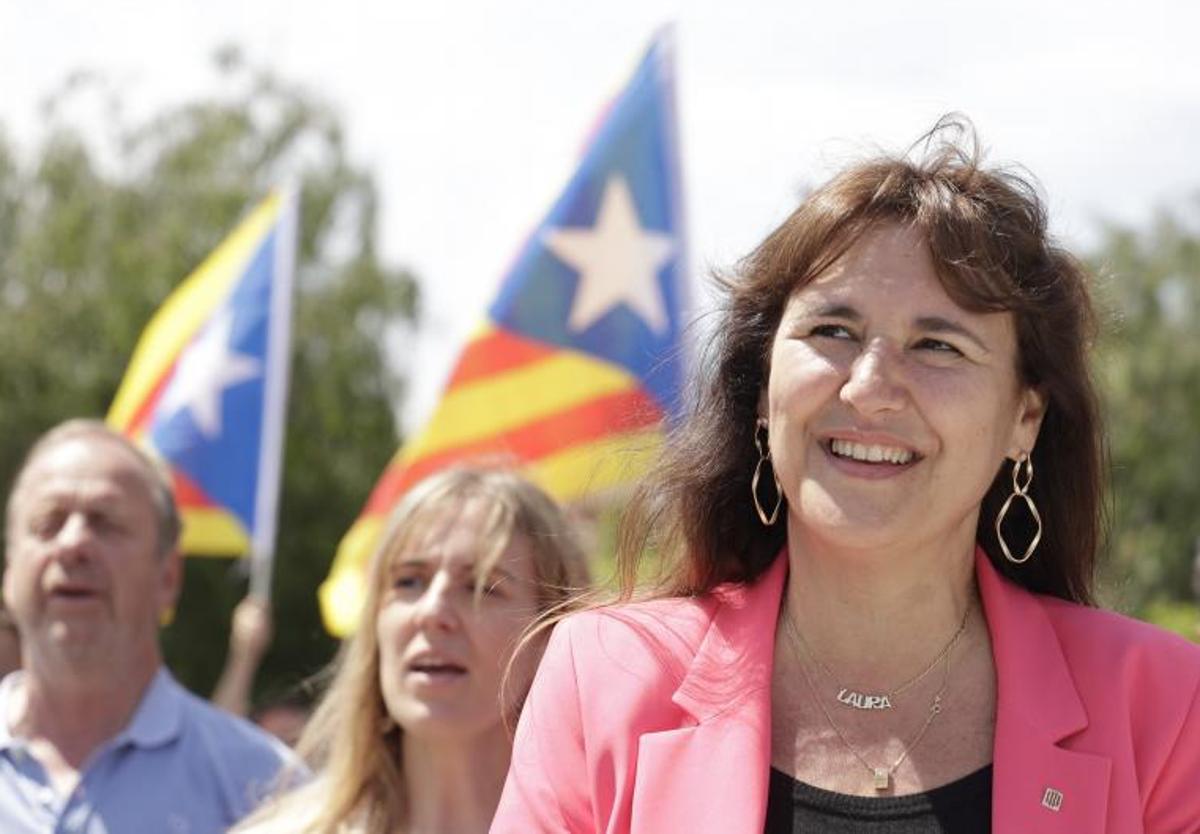 La presidenta de JxCat, Laura Borràs.