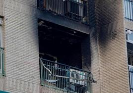 Estado en el que ha quedado la vivienda tras la explosión en La Chana.