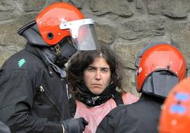 Detención de Urtza Alkorta en 2013.
