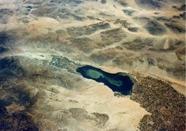 Masa de agua vista desde un satélite.