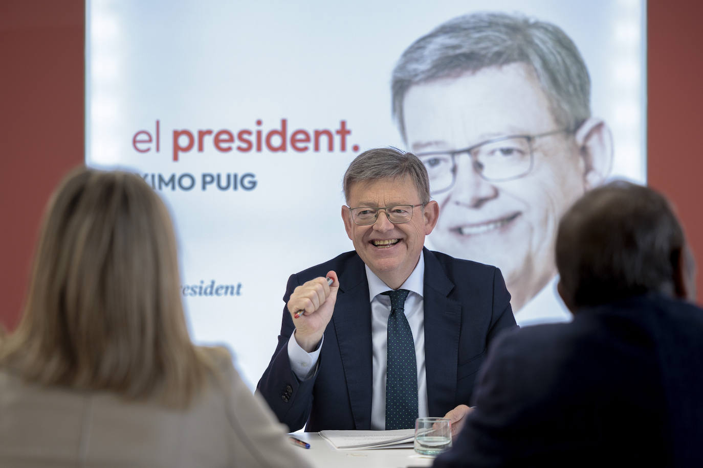 Ximo Puig, durante un acto del PSPV.