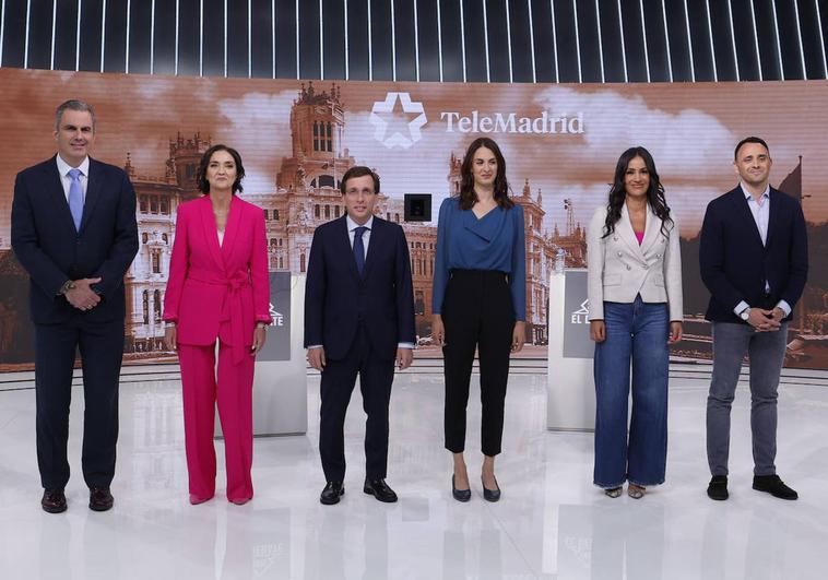 Almeida salva el debate madrileño ante el empuje de Podemos