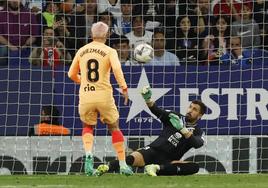 El Espanyol impugna el partido contra el Atlético por el gol de Griezmann
