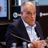 Tebas reclama un cambio urgente de la ley: «Con competencias, en seis meses acabamos con el racismo»