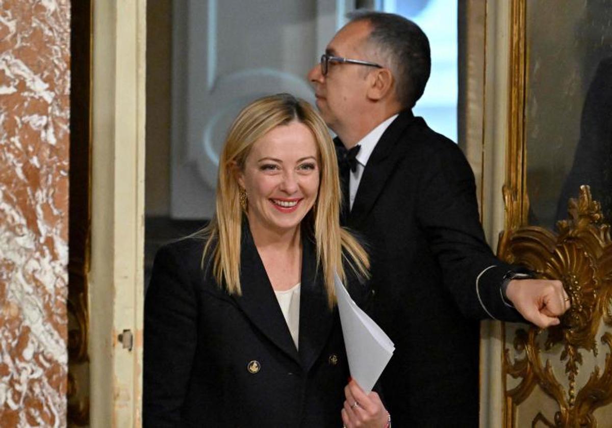 La primera ministra italiana, Giorgia Meloni.