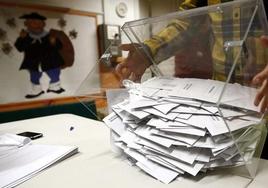 Recuento de votos en la noche electoral.