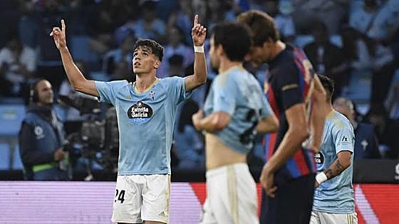 El Celta de Veiga sella la permanencia ante el Barça