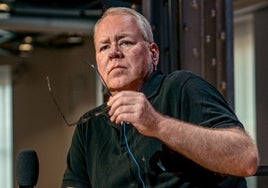 Bret Easton Ellis durante la presentación de su nuevo libro en la Fundación Telefónica.