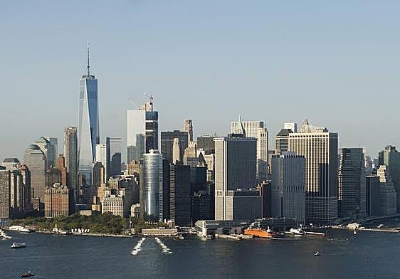 Vista de la isla de Manhattan.