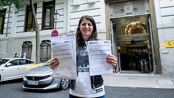 Olona presenta la documentación para subsanar los errores de su nuevo partido