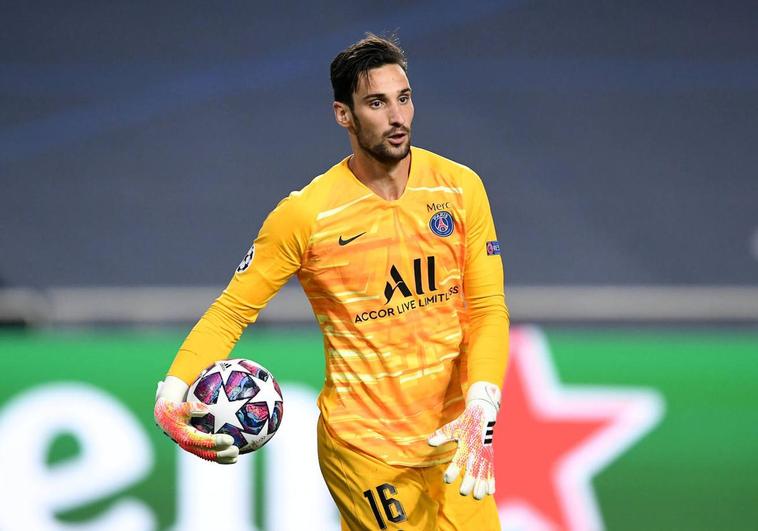 Sergio Rico, durante un partido del PSG.