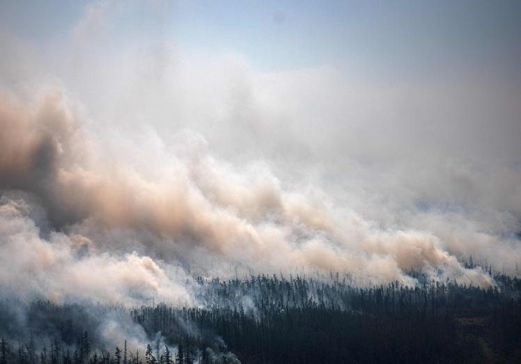 Incendios en Siberia en 2021.