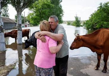 «El agua da más miedo que la ocupación rusa»