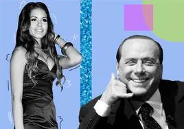 Karima El Mahroug, conocida como Ruby 'Robacorazones' y Silvio Berlusconi