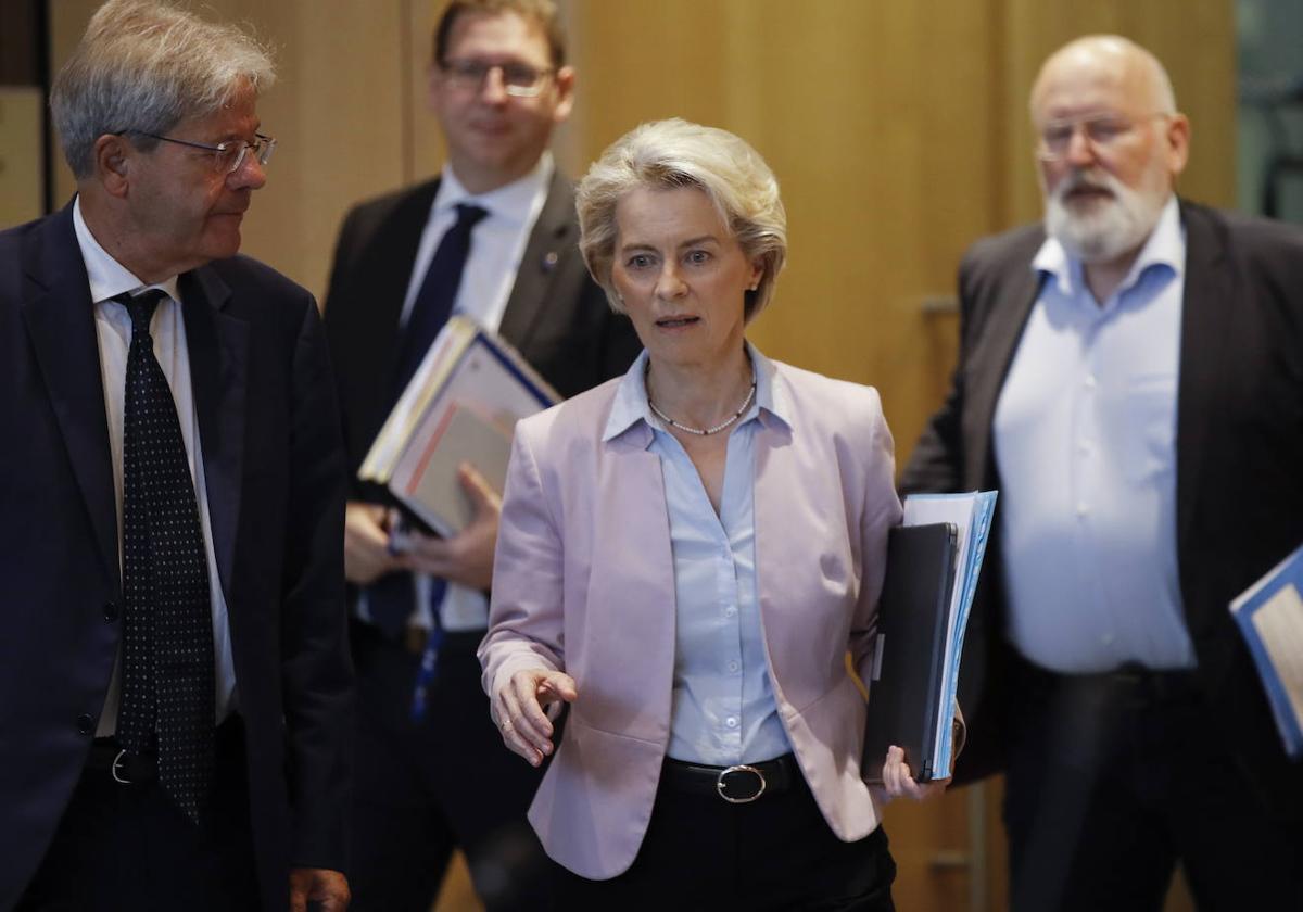 La presidenta de la Comisión Europea, Ursula von der Leyen.