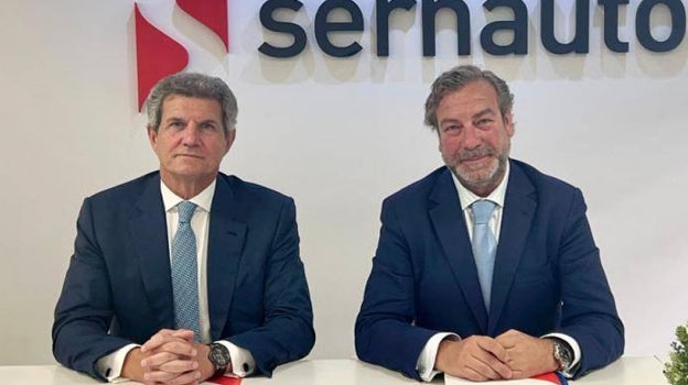 Francisco J. Riberas, Presidente de SERNAUTO y José Portilla, Director General de la Asociación