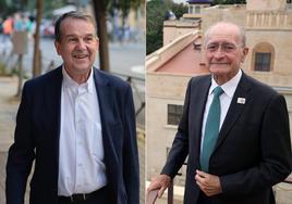 Abel Caballero, 76 años, alcalde de Vigo desde 2007, y Francisco de la Torre, 80 años, regidor de Málaga desde 2000.