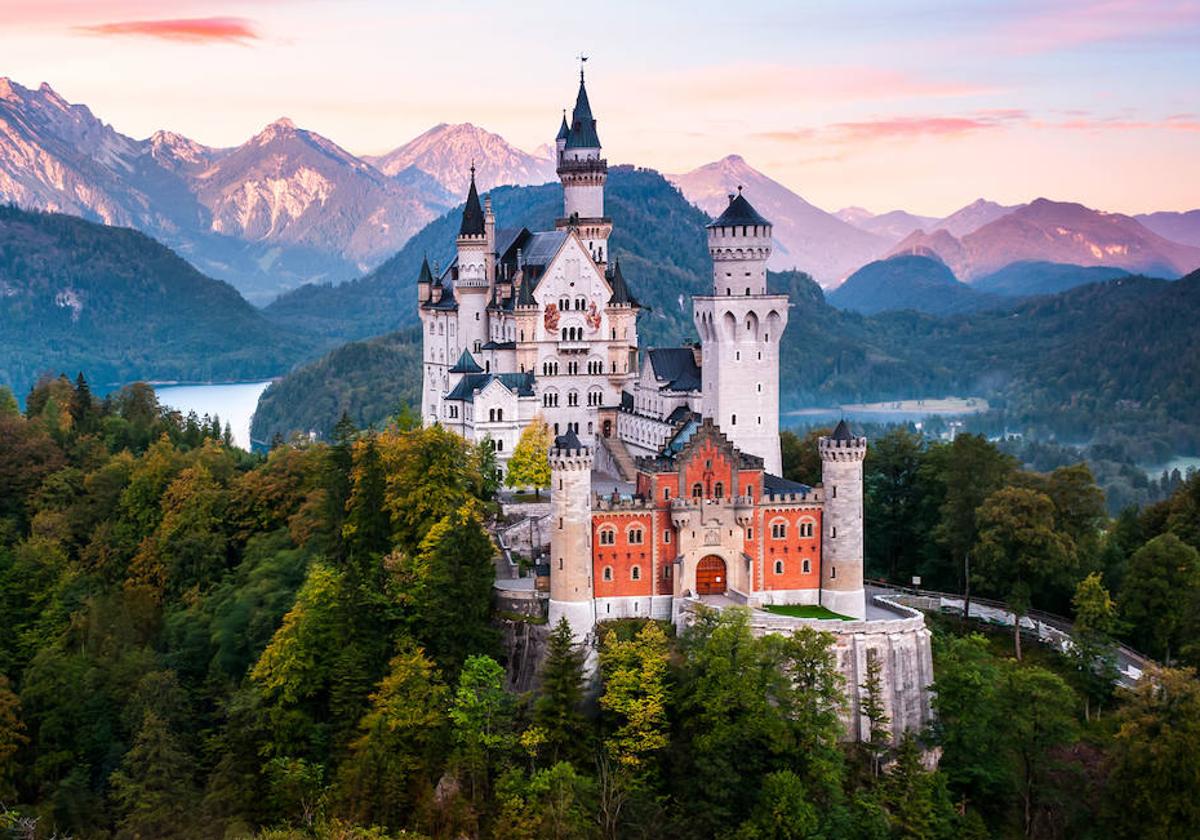 El castillo de Neuschwanstein en el Estado federado de Baviera