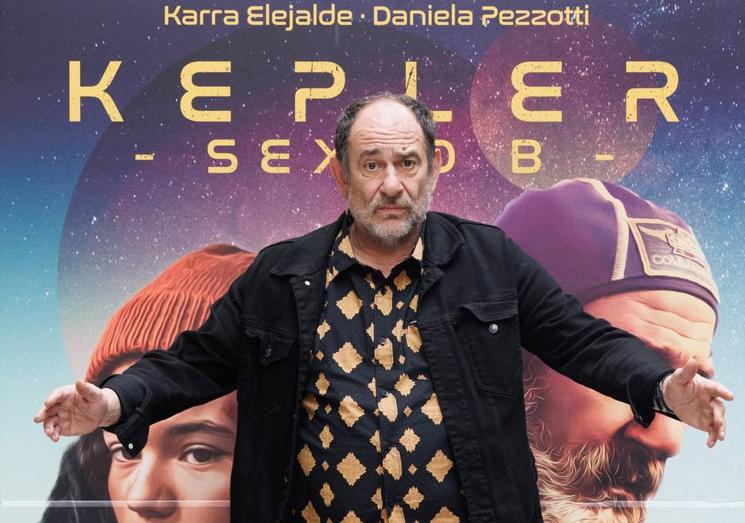 Karra Elejalde en la presentación de 'Kepler, sexto B'.