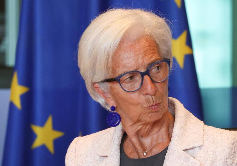 La presidenta del Banco Central Europeo, Christine Lagarde.