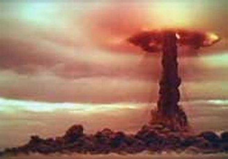Imagen de archivo de la primera bomba atómica rusa.