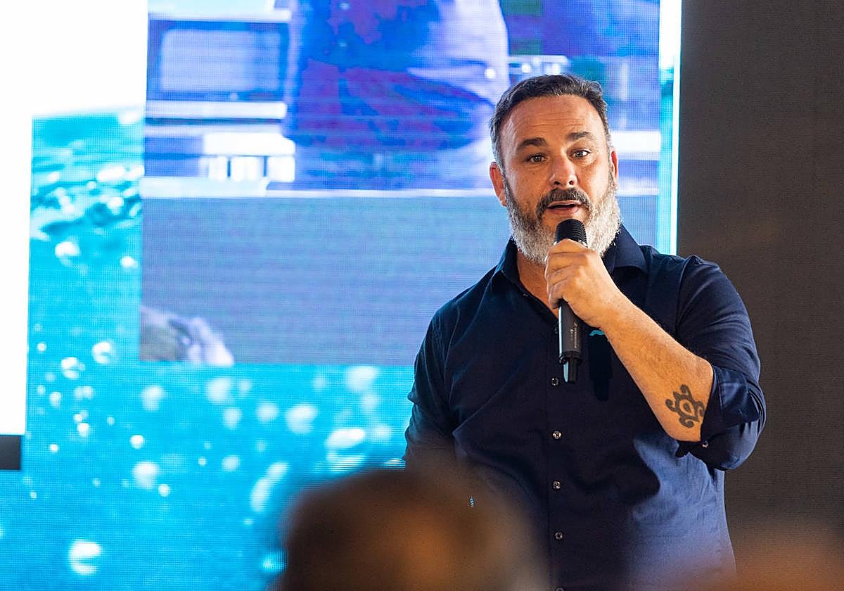 Ángel León durante la cuarta edición del Encuentro de los Mares