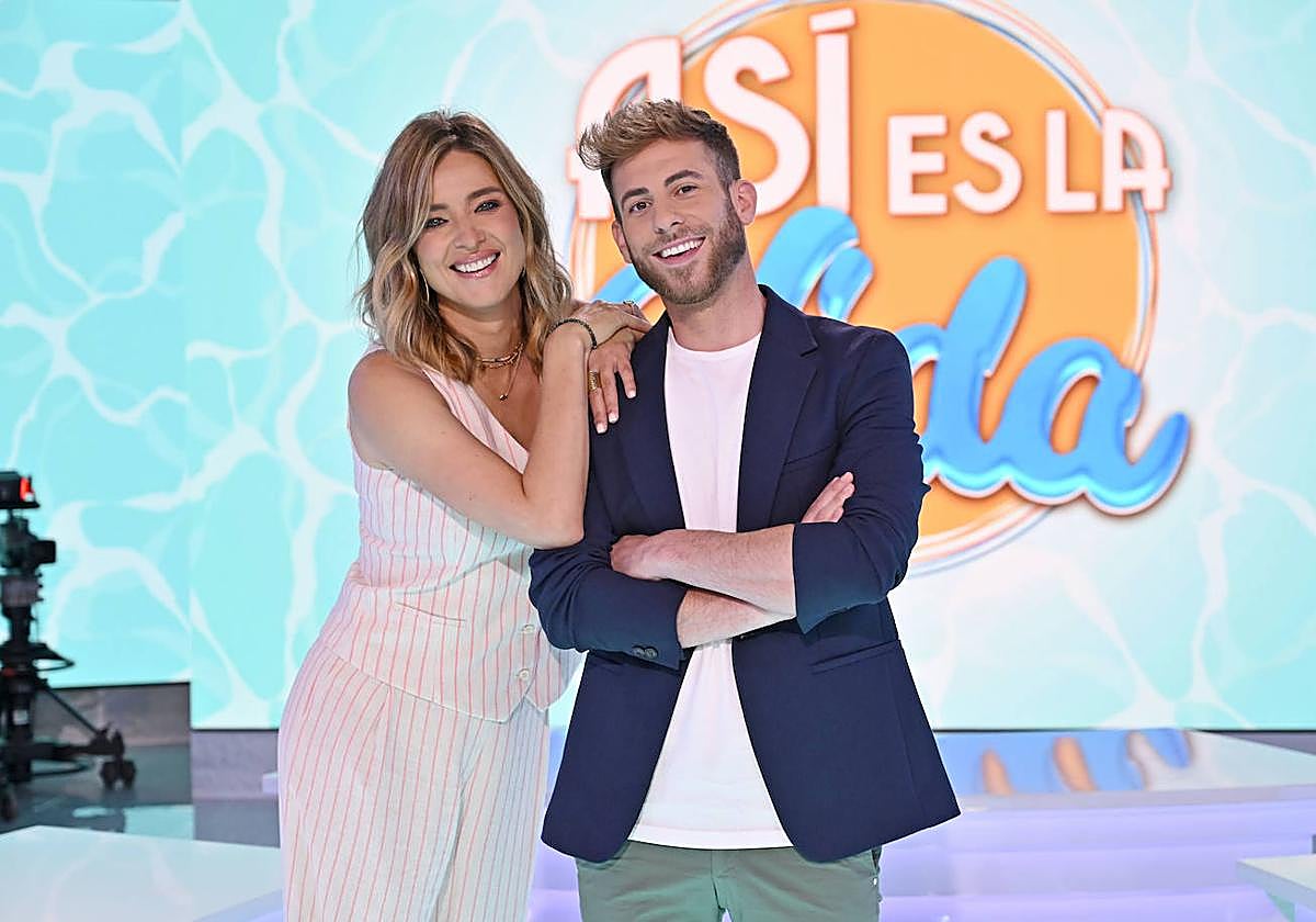 Sandra Barneda y César Muñoz, en una imagen promocional de 'Así es la vida'.
