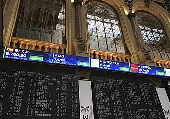 El Ibex se impulsa un 1,28% y se queda a las puertas de los 9.400 puntos