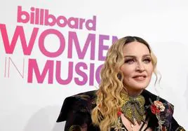 Madonna, en una entrega de premios en Nueva York.